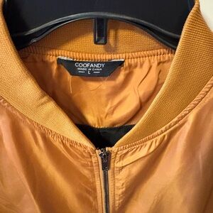 Coofandy Orange Bomber Jacket